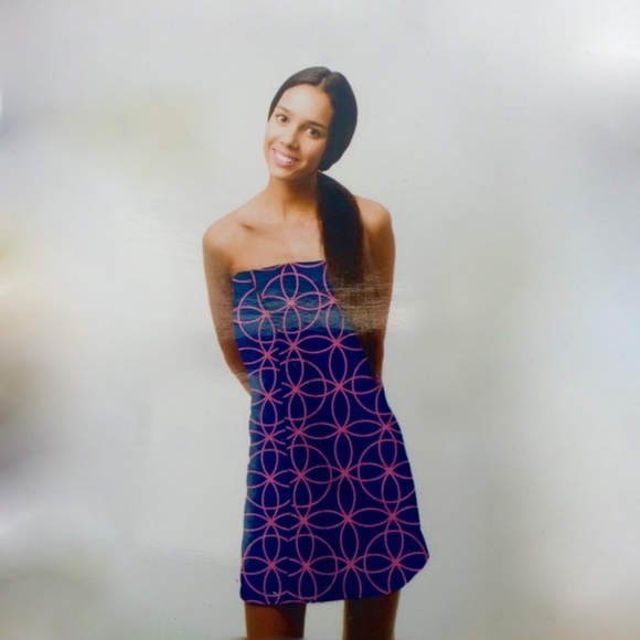 NWT Purple & Pink Absorbent Shower Towel Wrap - Picture 2 of 2